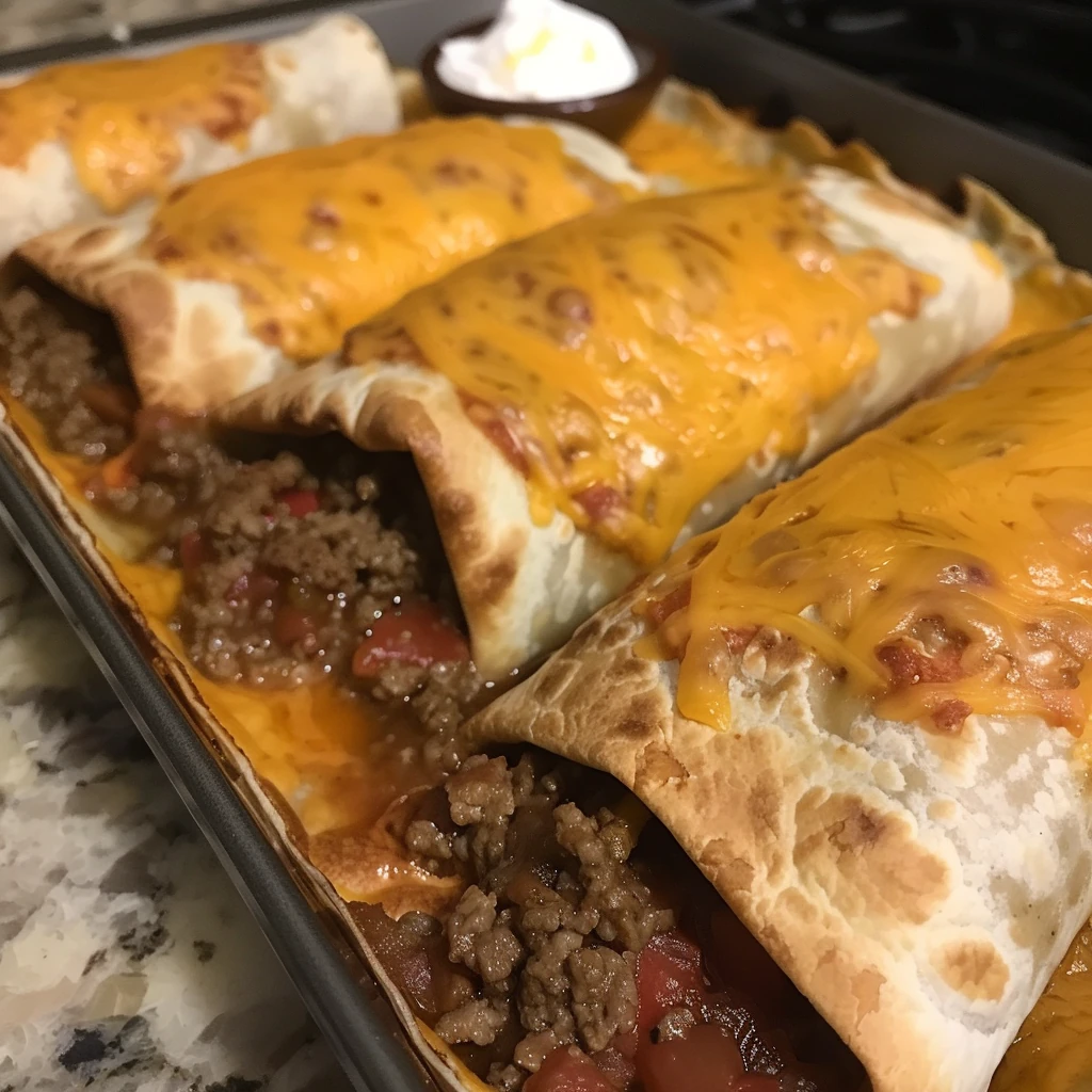 How to Make Beef and Cheese Chimichangas
