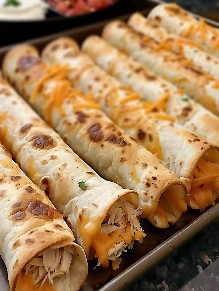 How to Make Baked Cream Cheese Chicken Taquitos