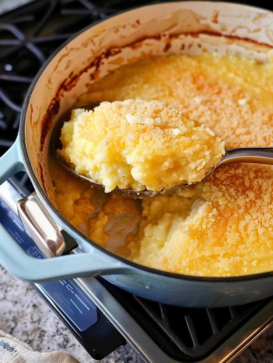 How to Make Baked Garlic Cheese Grits