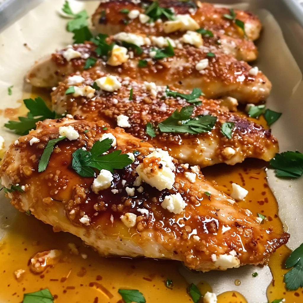 How to Make Crispy Hot Honey Feta Chicken