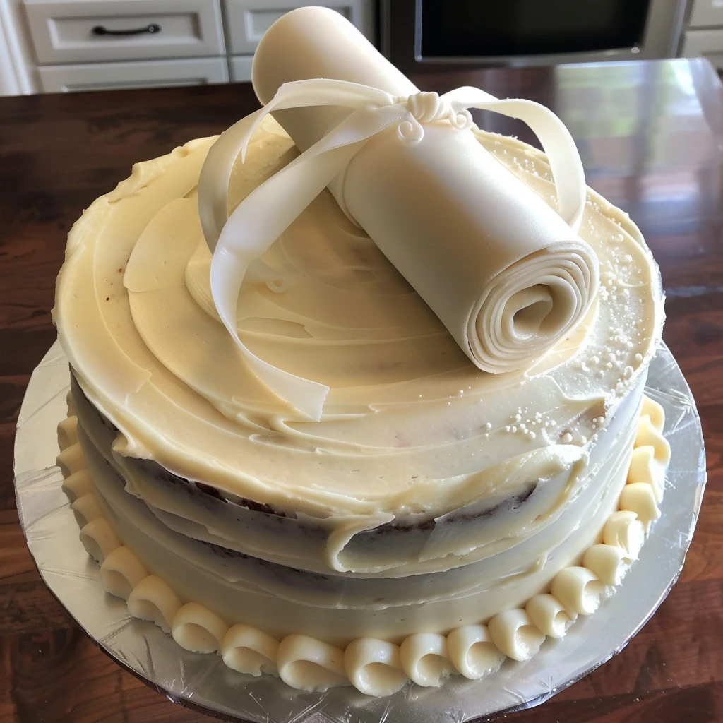 How to Make Diploma Dreams Layer Cake
