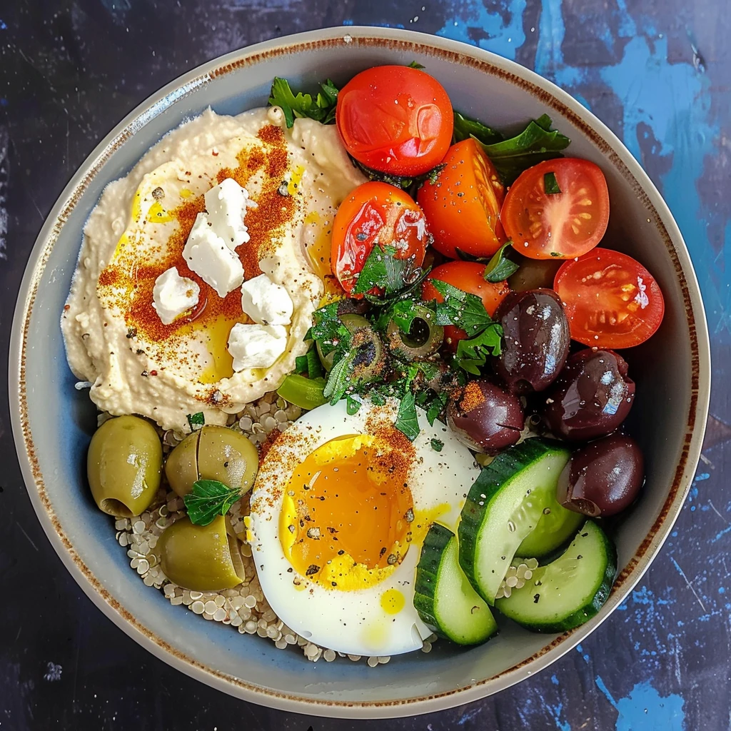 How to Make Mediterranean Breakfast Bowl