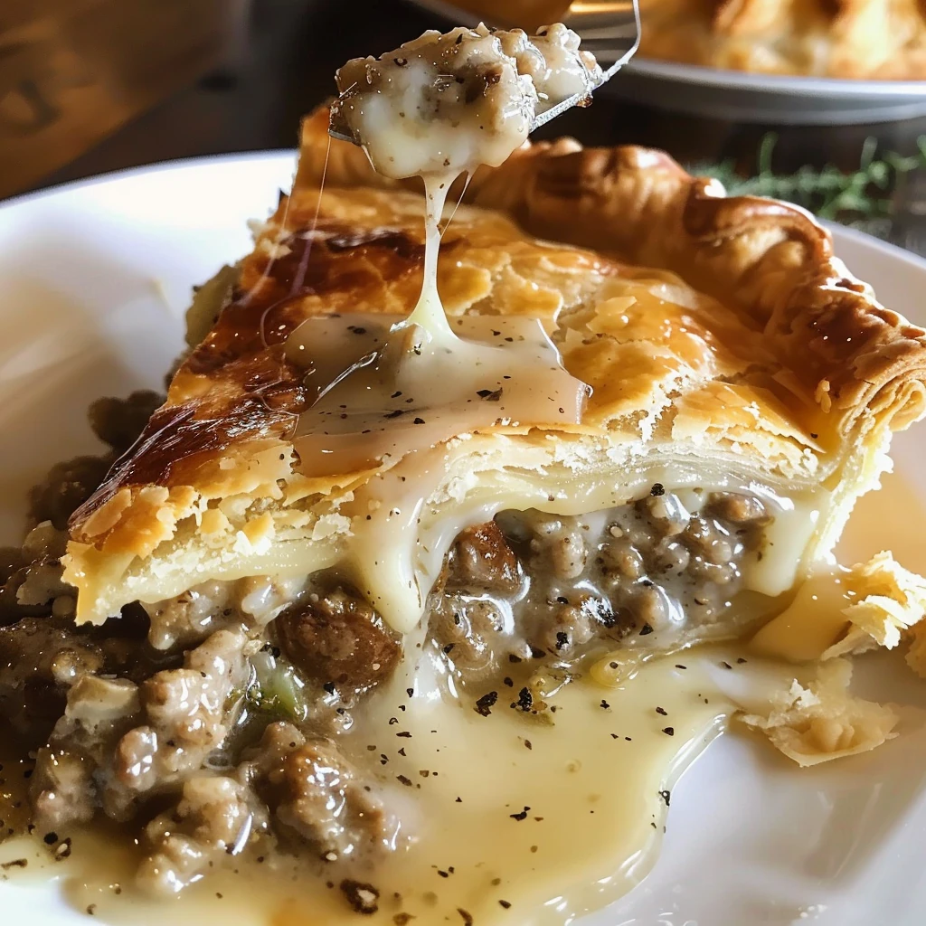 How to Make Sausage Gravy Puff Pie