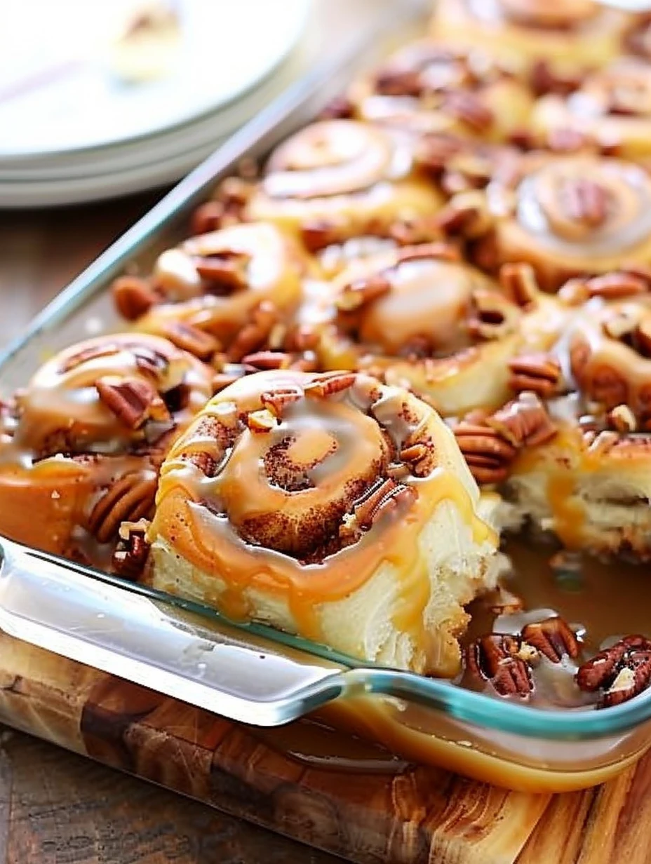 How to Make Shortcut Caramel Pecan Cinnamon Rolls