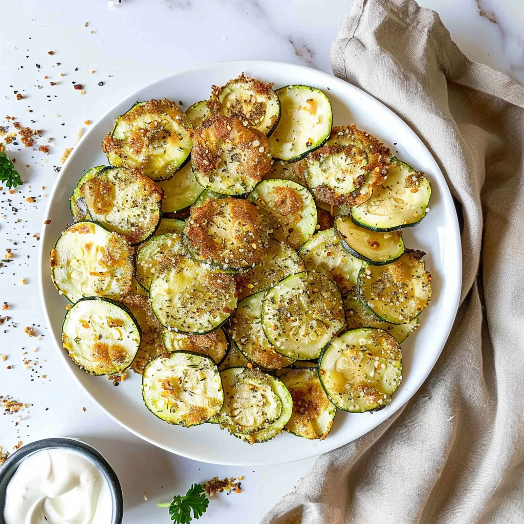 How to Make Crispy Baked Zucchini Chips