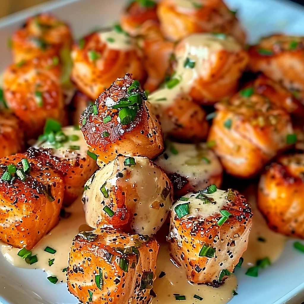 How to Make Easy Crispy Bang Bang Salmon Bites