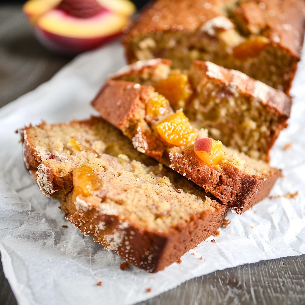 How to Make Easy Spiced Peach Bread