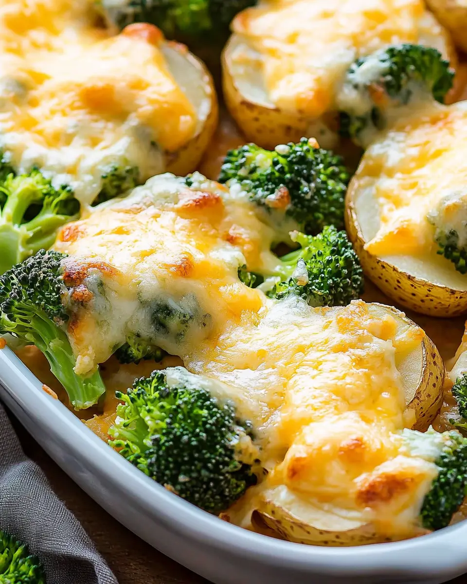 ❄️ Cheesy Baked Broccoli & Potatoes First Image First Image