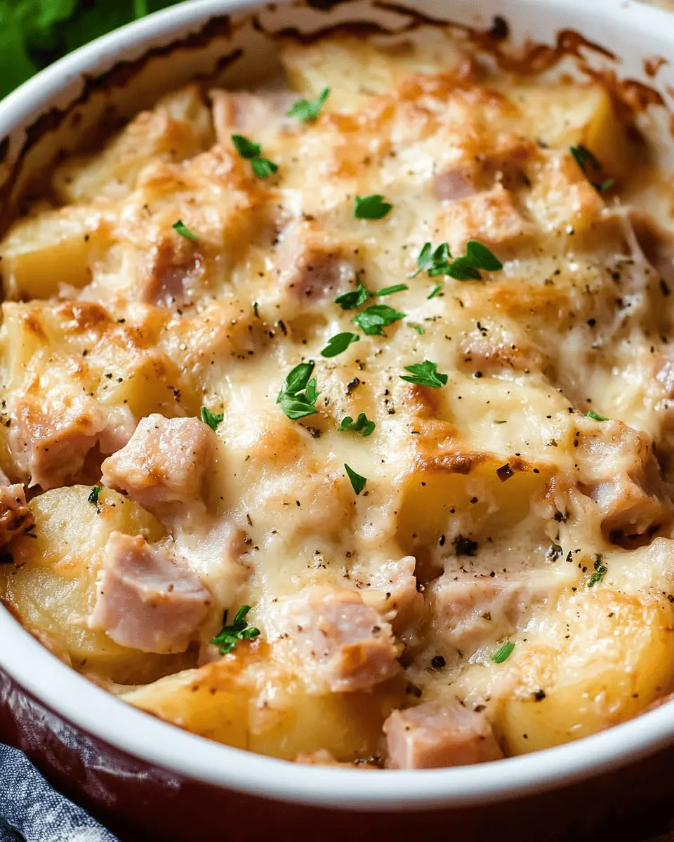 Ham & Potato Casserole Recipe First Image First Image