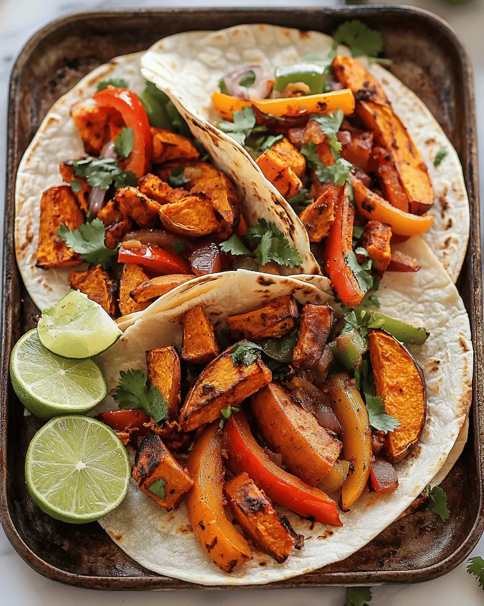 Smoky Sweet Potato Fajitas First Image First Image