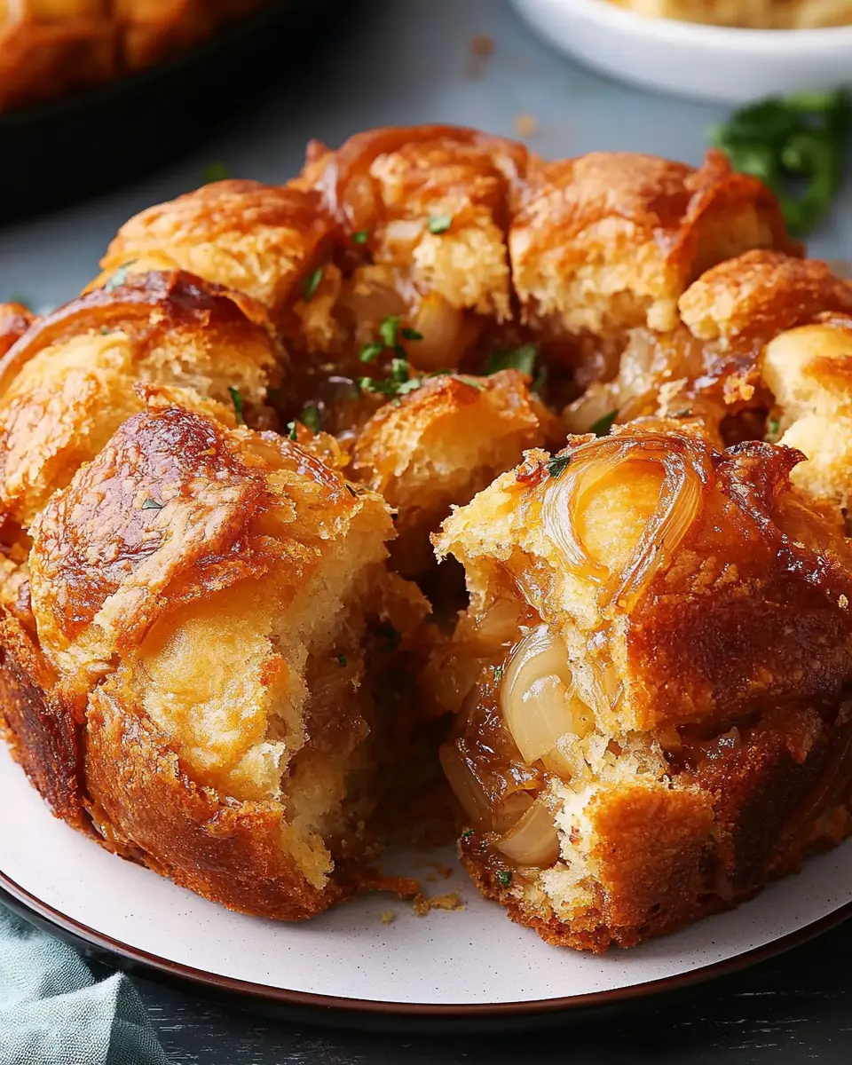 French Onion Monkey Bread First Image First Image