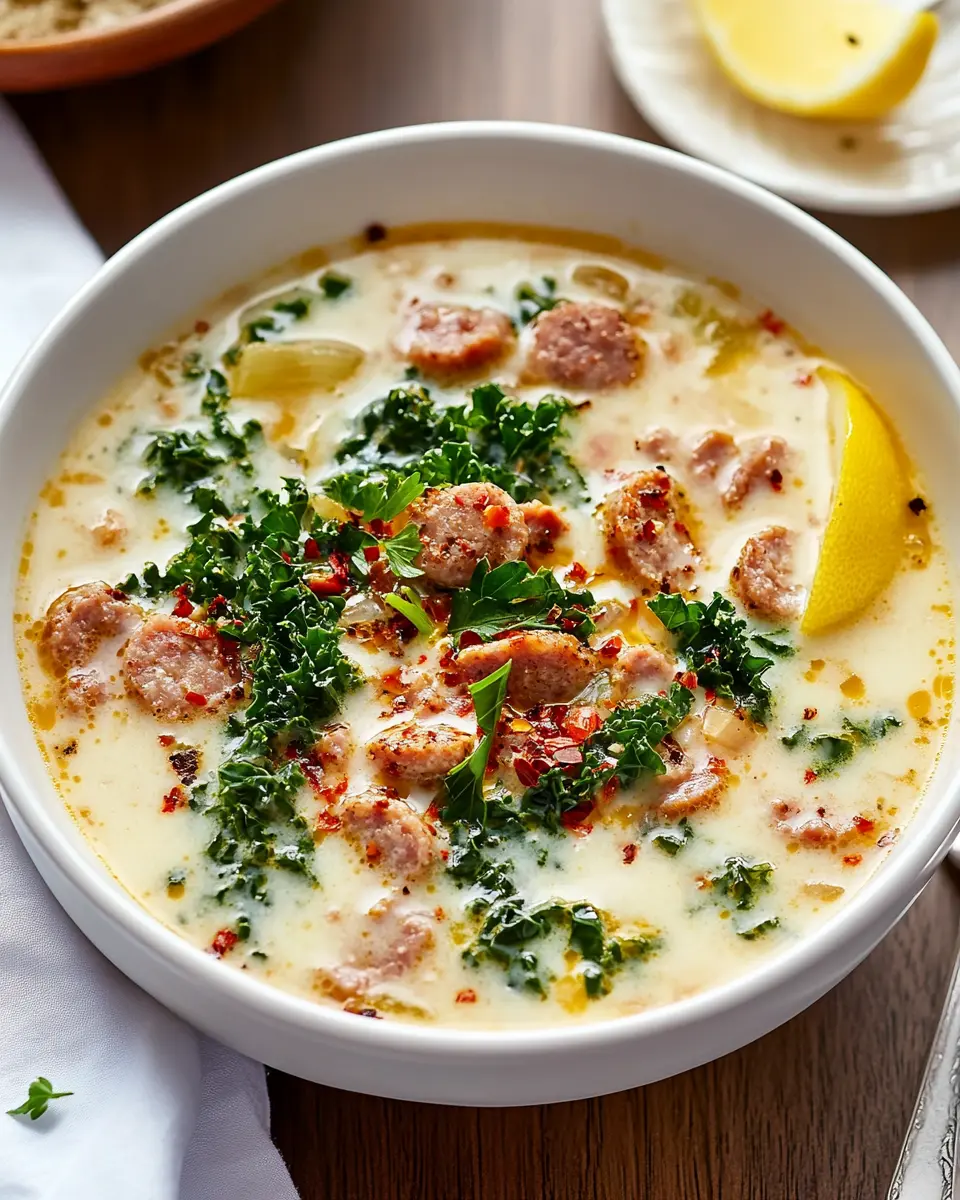 One Pot Zuppa Toscana {Olive Garden Copycat} First Image First Image