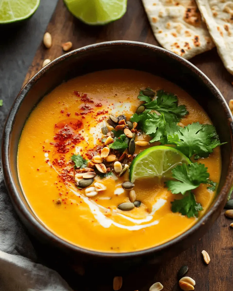 Thai Coconut Pumpkin Soup First Image First Image
