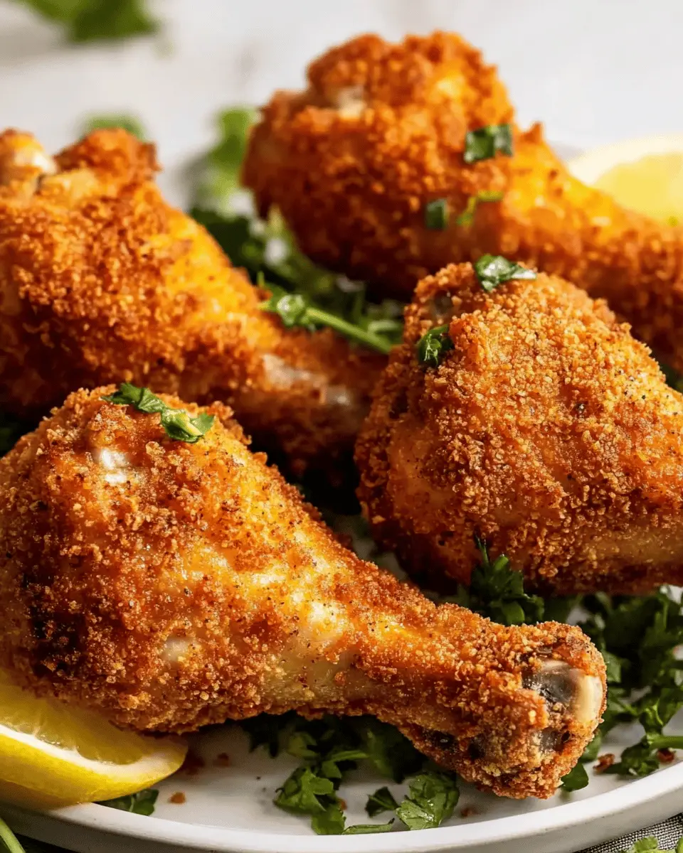 Crunchy crumbed chicken drumsticks First Image First Image