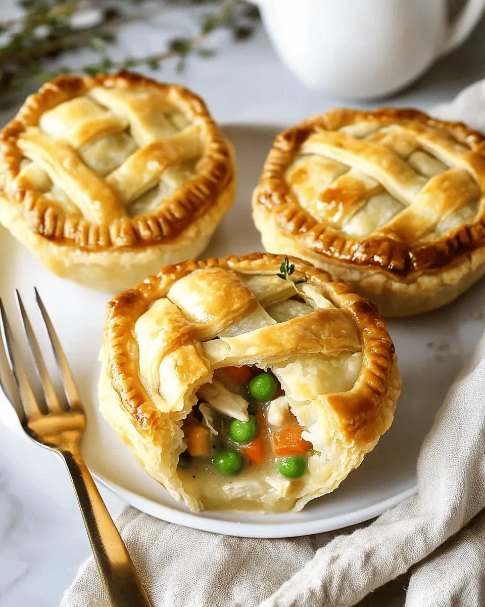 Easy Mini Chicken Pot Pies First Image First Image