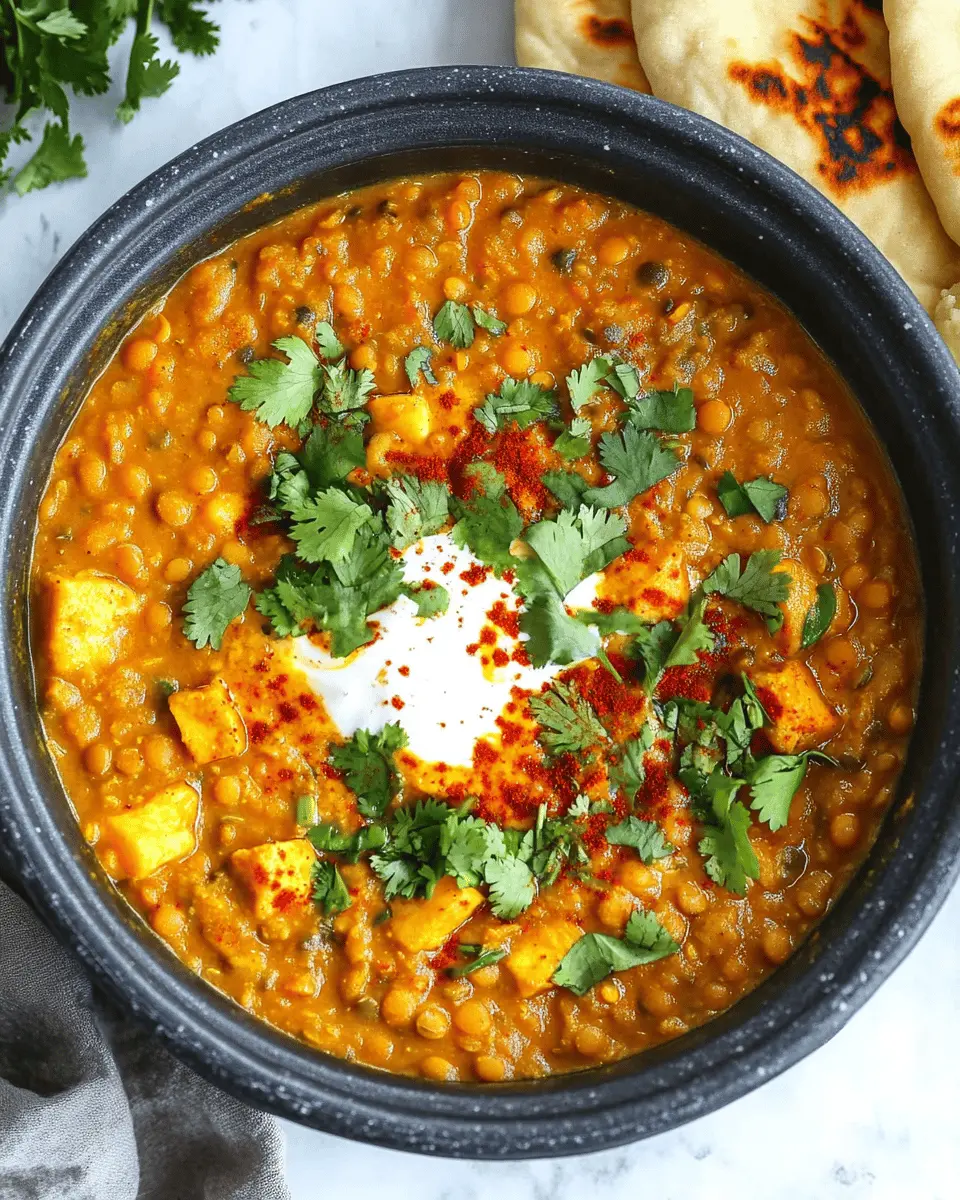 Red Lentil Dahl {Slow Cooker Fakeaways} First Image First Image
