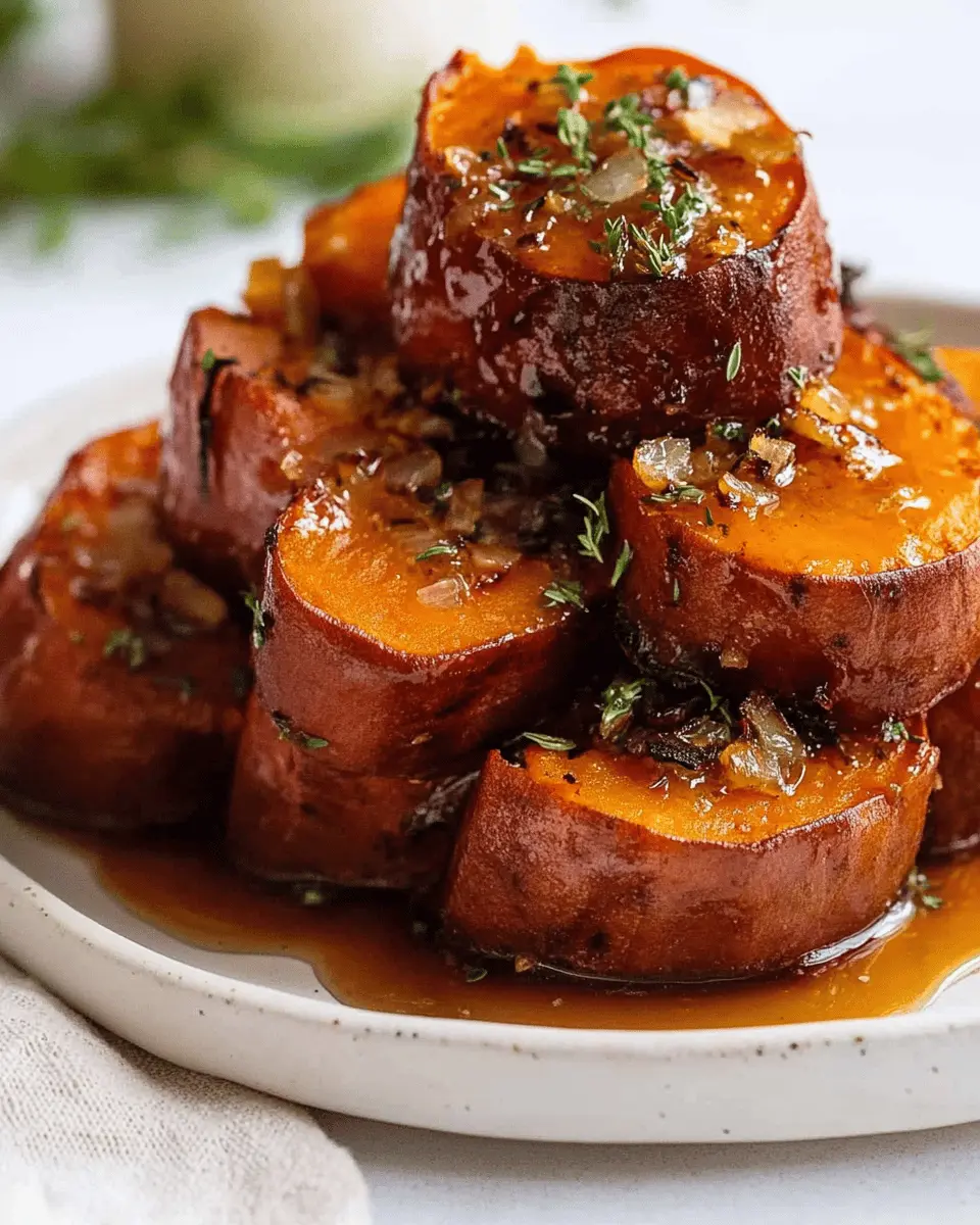 Fondant Sweet Potatoes (slow roasted) First Image First Image