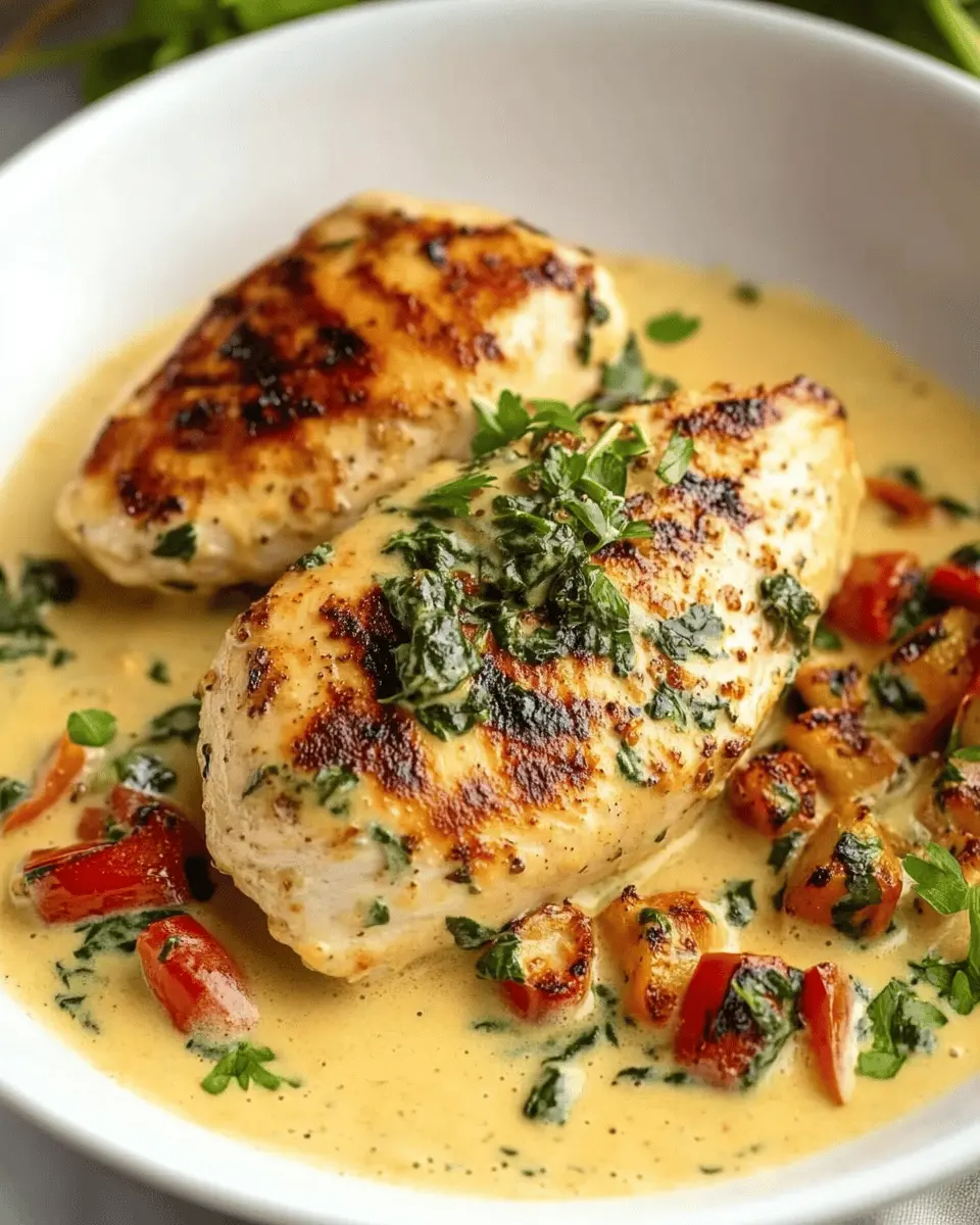 Creamy Spinach Chicken First Image First Image