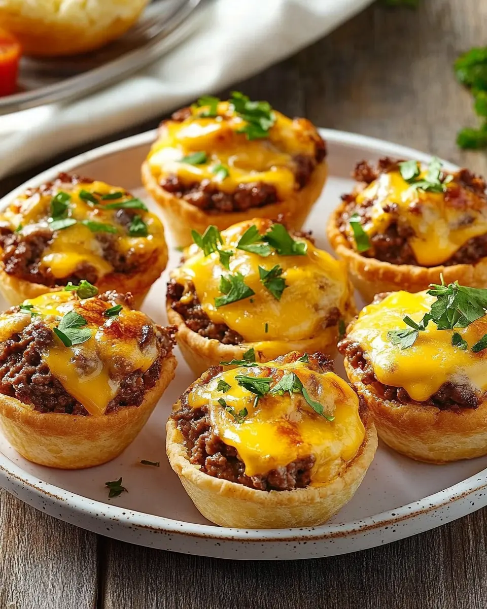 Cheeseburger Cups First Image First Image