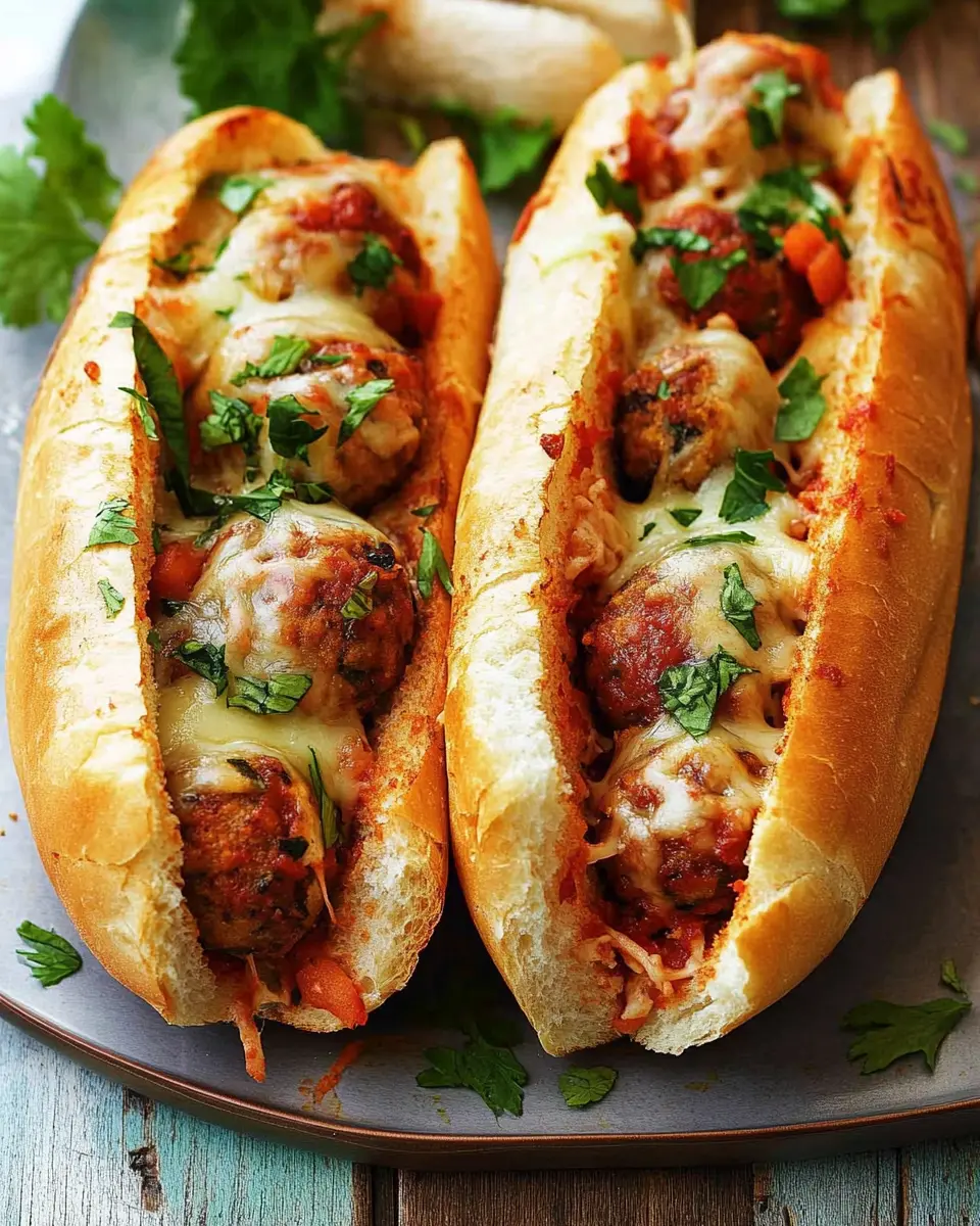 Cheesy vegie-ball subs First Image First Image