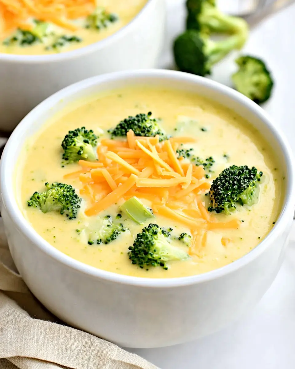 Copycat Panera Broccoli Cheese Soup Recipe First Image First Image