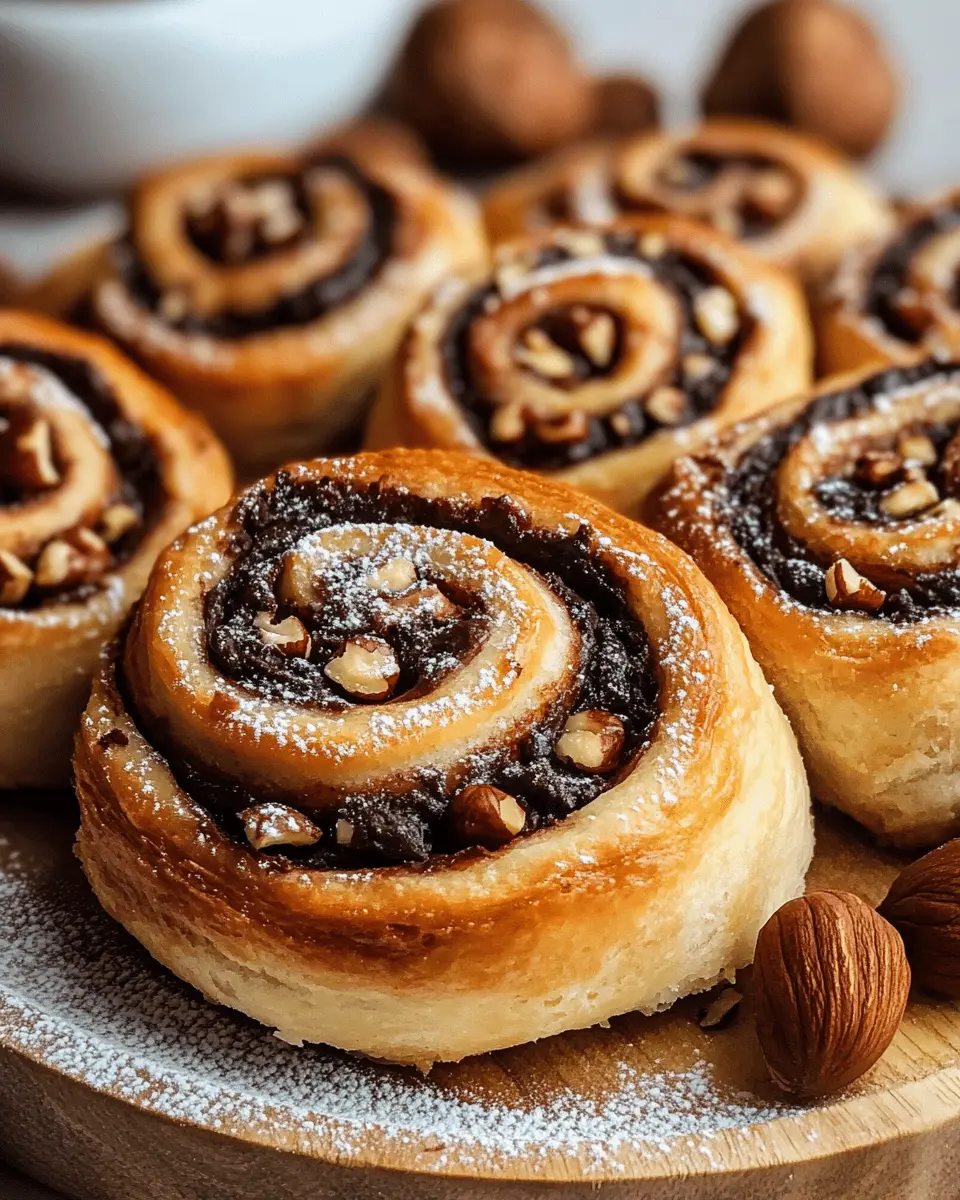 Chocolate Hazelnut Rolls (Soft & Fluffy) First Image First Image
