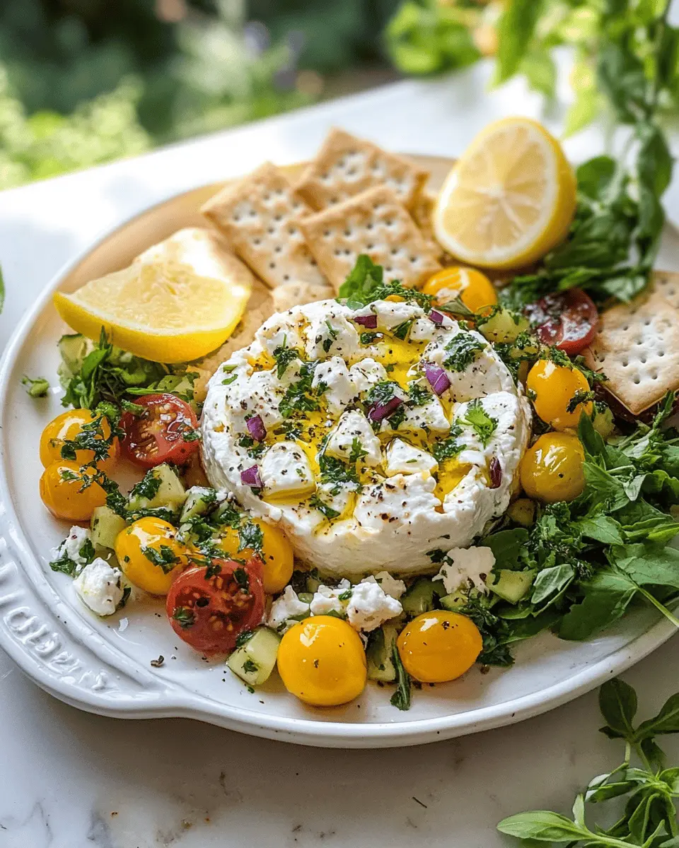 Summer Marinated Goat Cheese First Image First Image