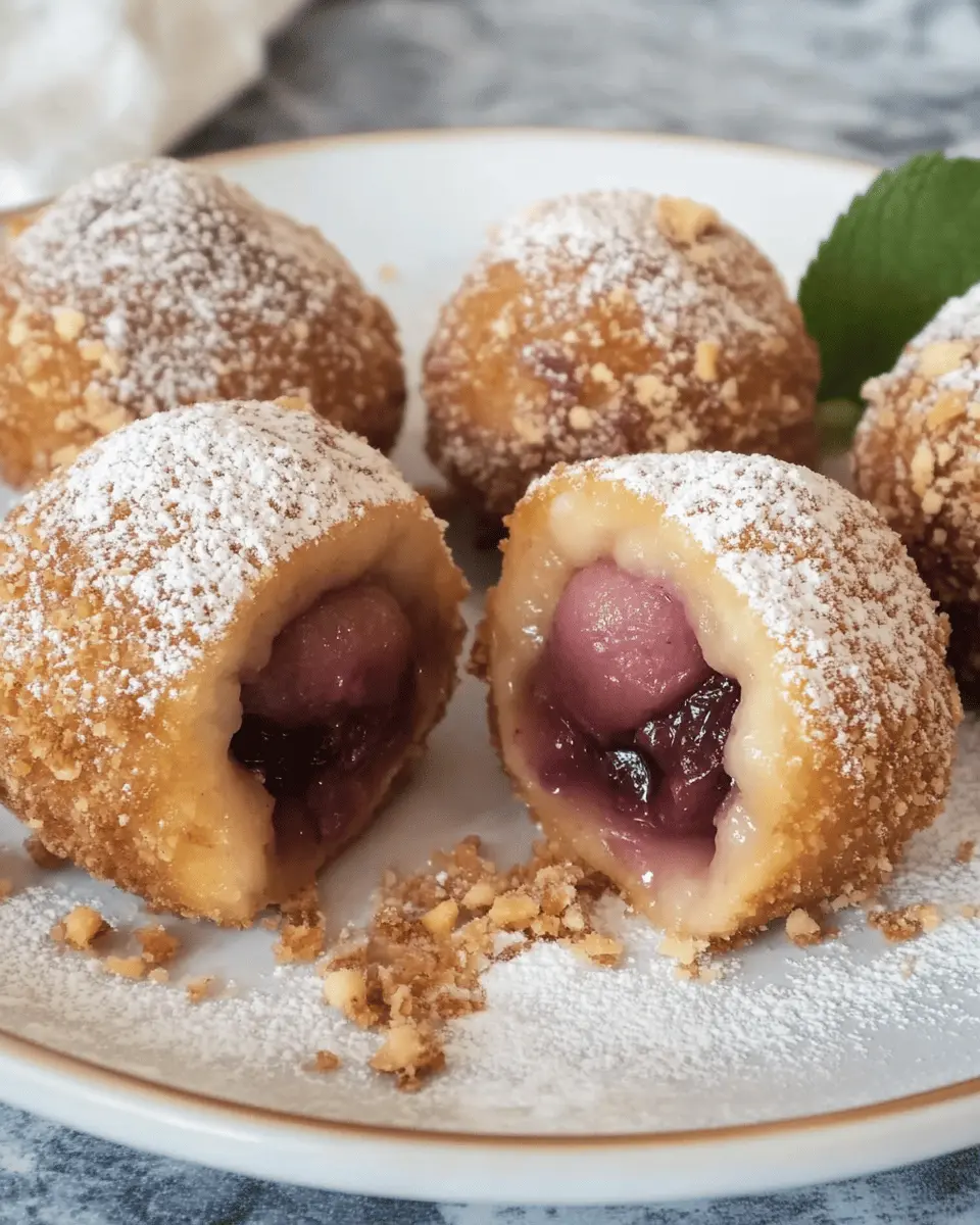 Gombóc (Hungarian Plum Dumplings) First Image First Image