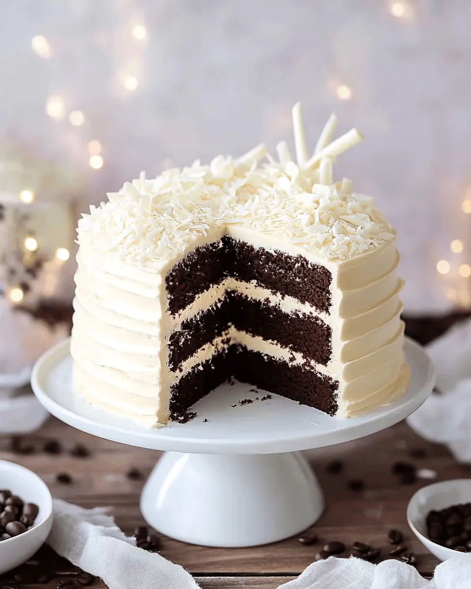 White Chocolate Mocha Cake First Image First Image