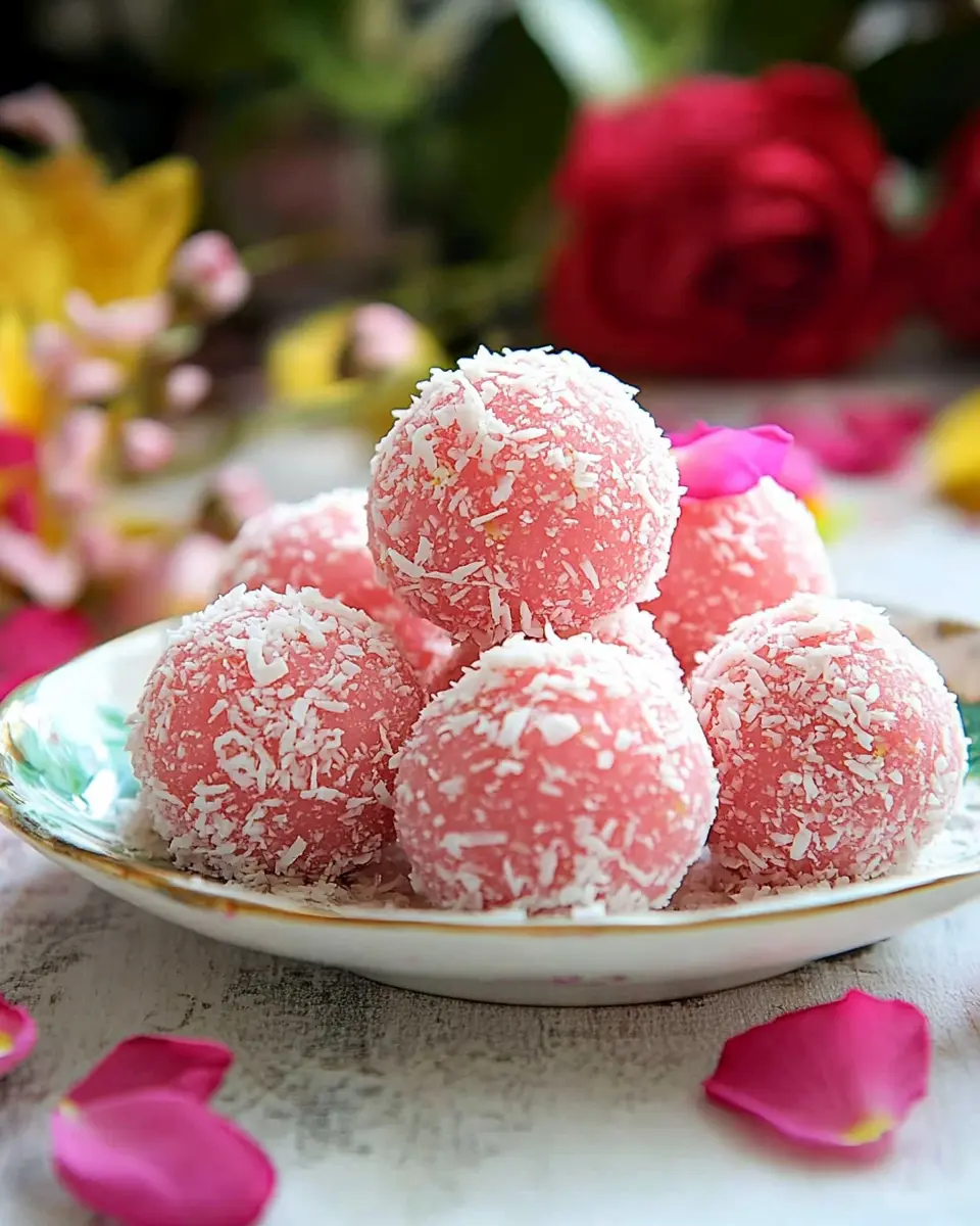 Rose Coconut Laddu First Image First Image