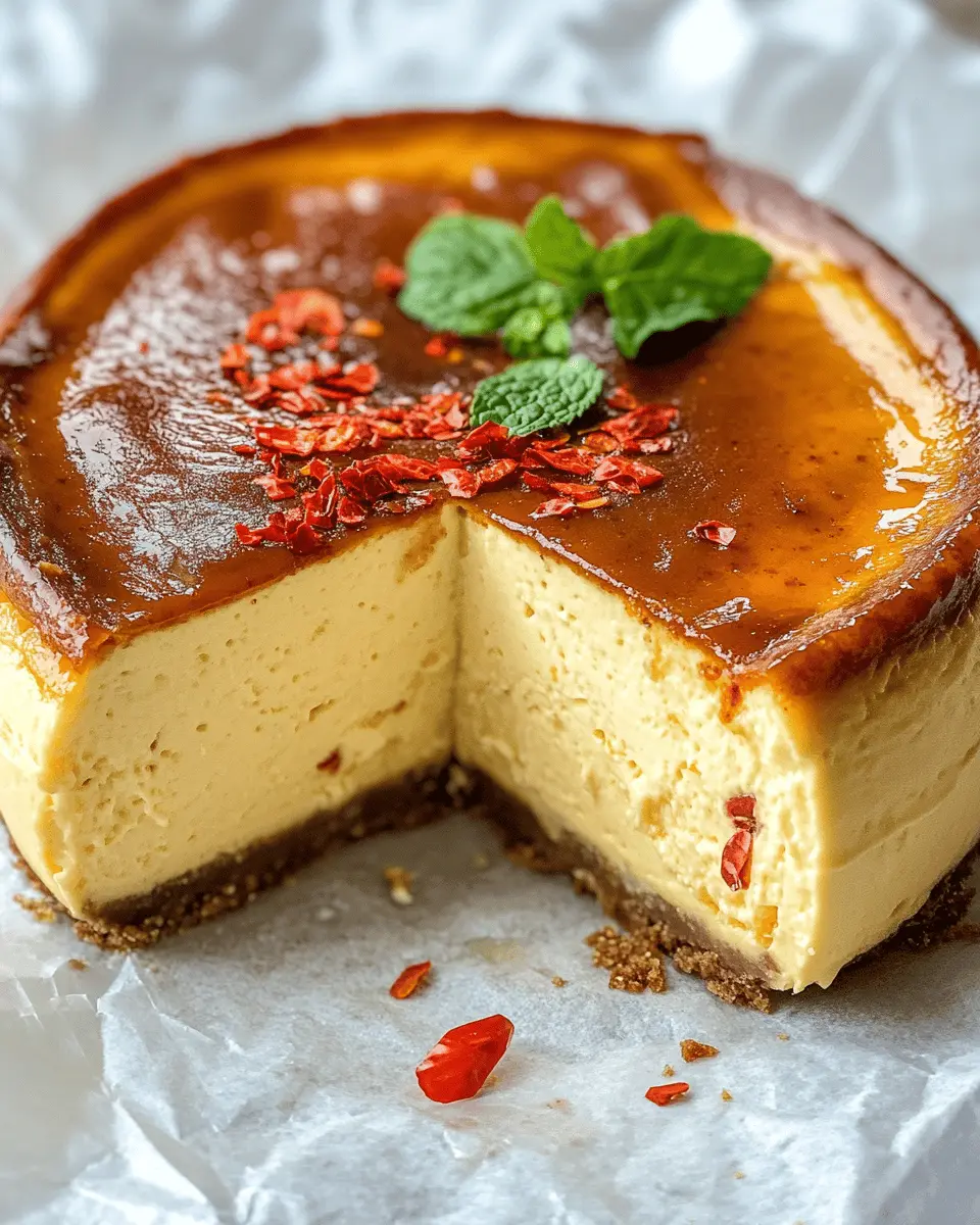 Burnt Basque Chilli Cheesecake First Image First Image