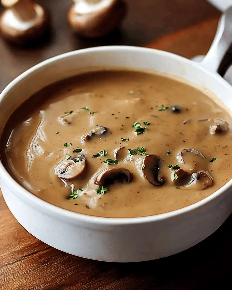 Mushroom Gravy First Image First Image