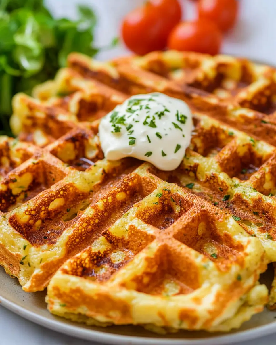 Savory Potato Waffles First Image First Image