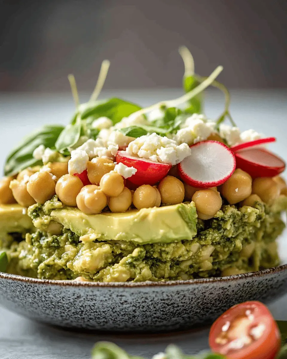 Pesto Smashed Chickpea Salad First Image First Image