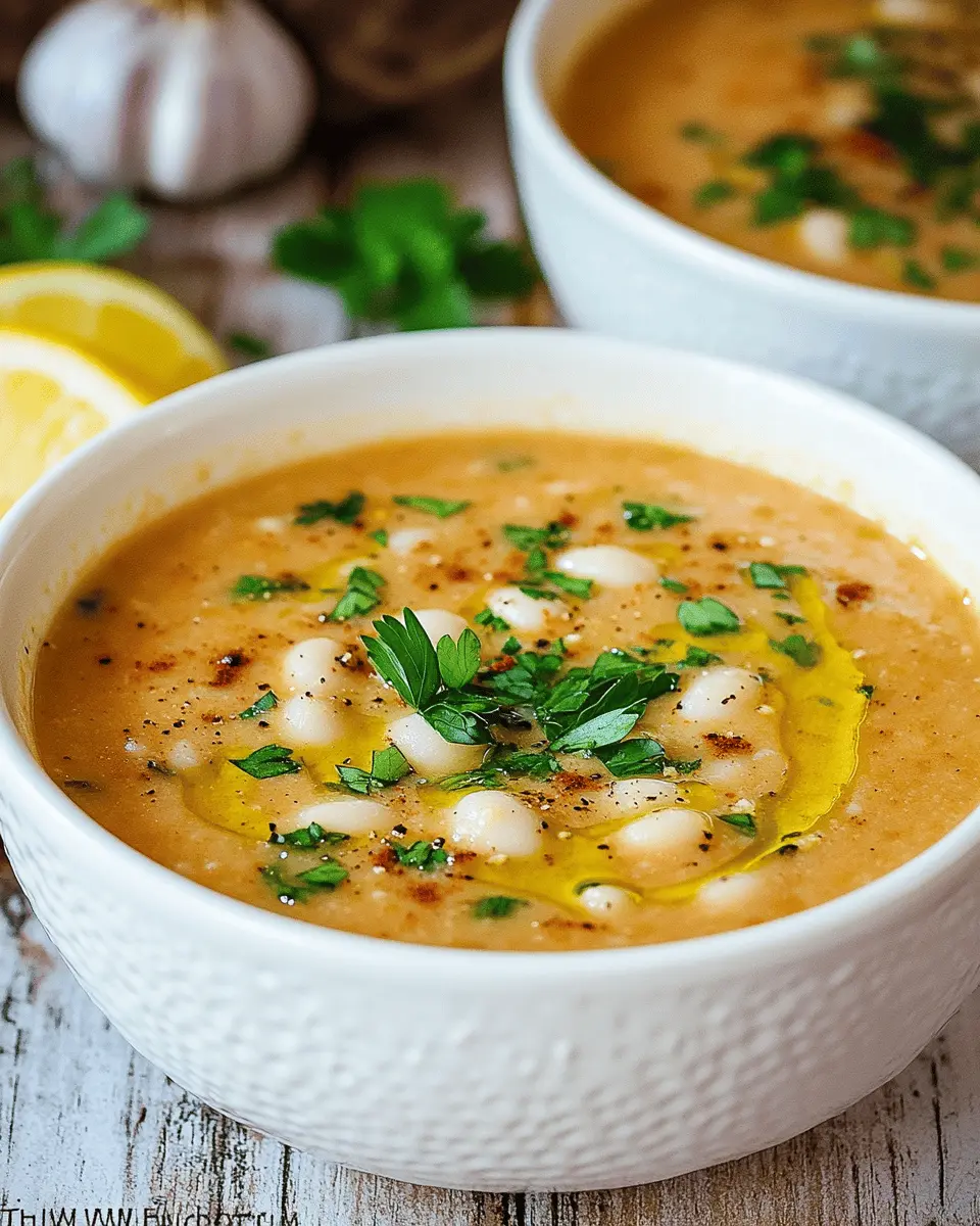 Mediterranean White Bean Soup First Image First Image