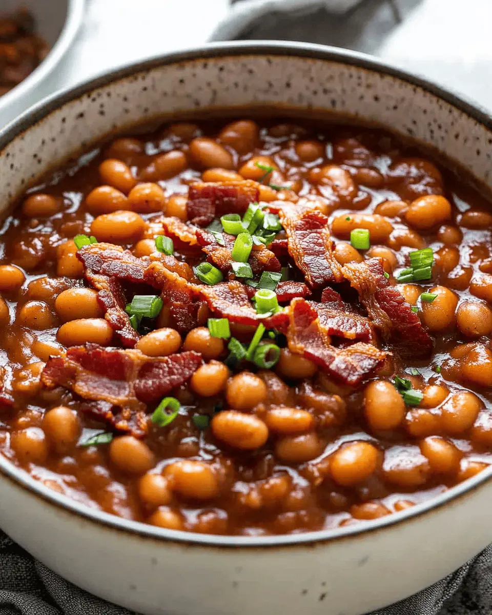Homemade Baked Beans with Bacon (Southern Style) First Image First Image