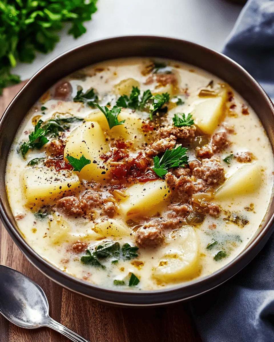 One Pot Zuppa Toscana {Olive Garden Copycat} First Image First Image