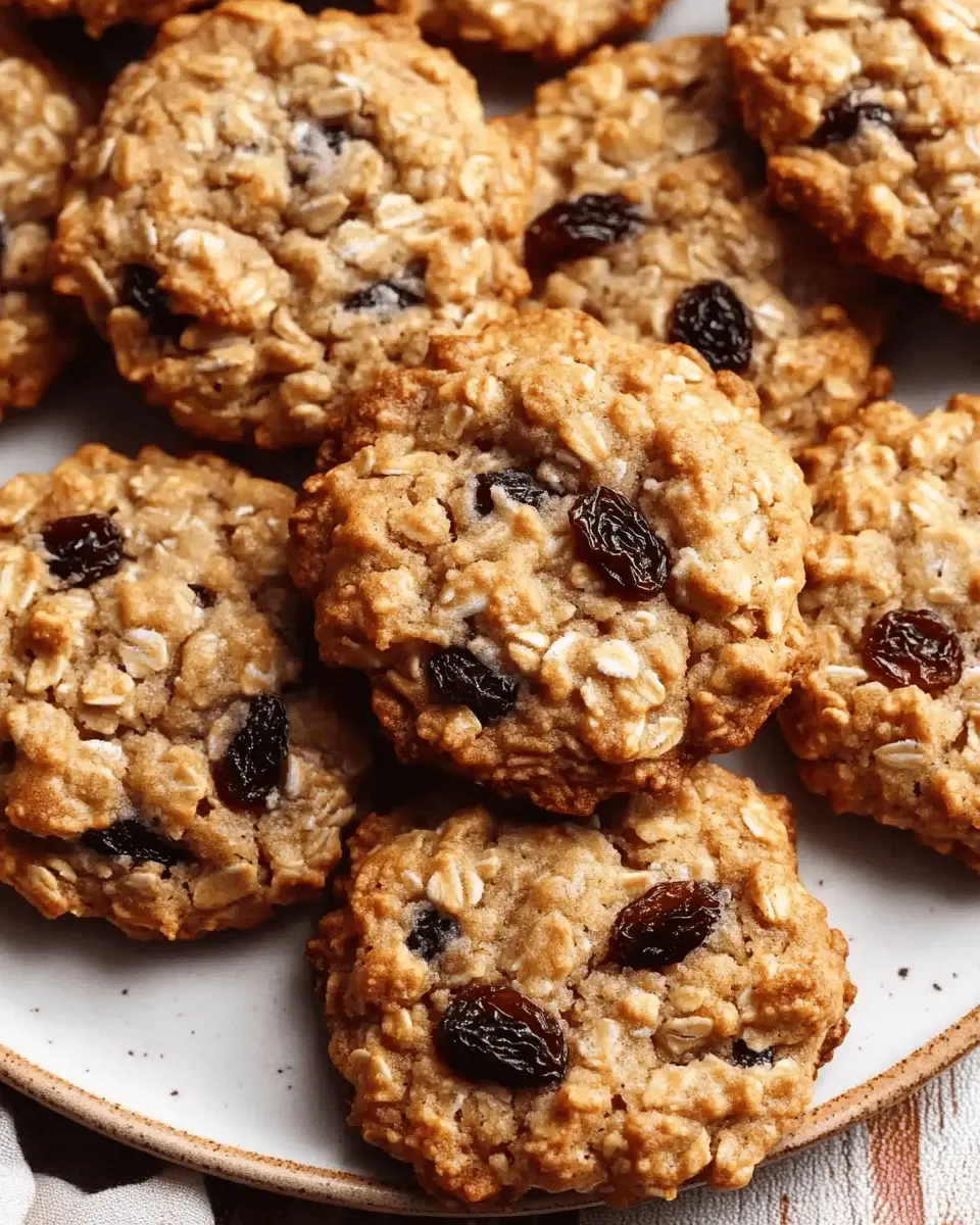 Oatmeal Raisin Cookies (Soft & Chewy) First Image First Image