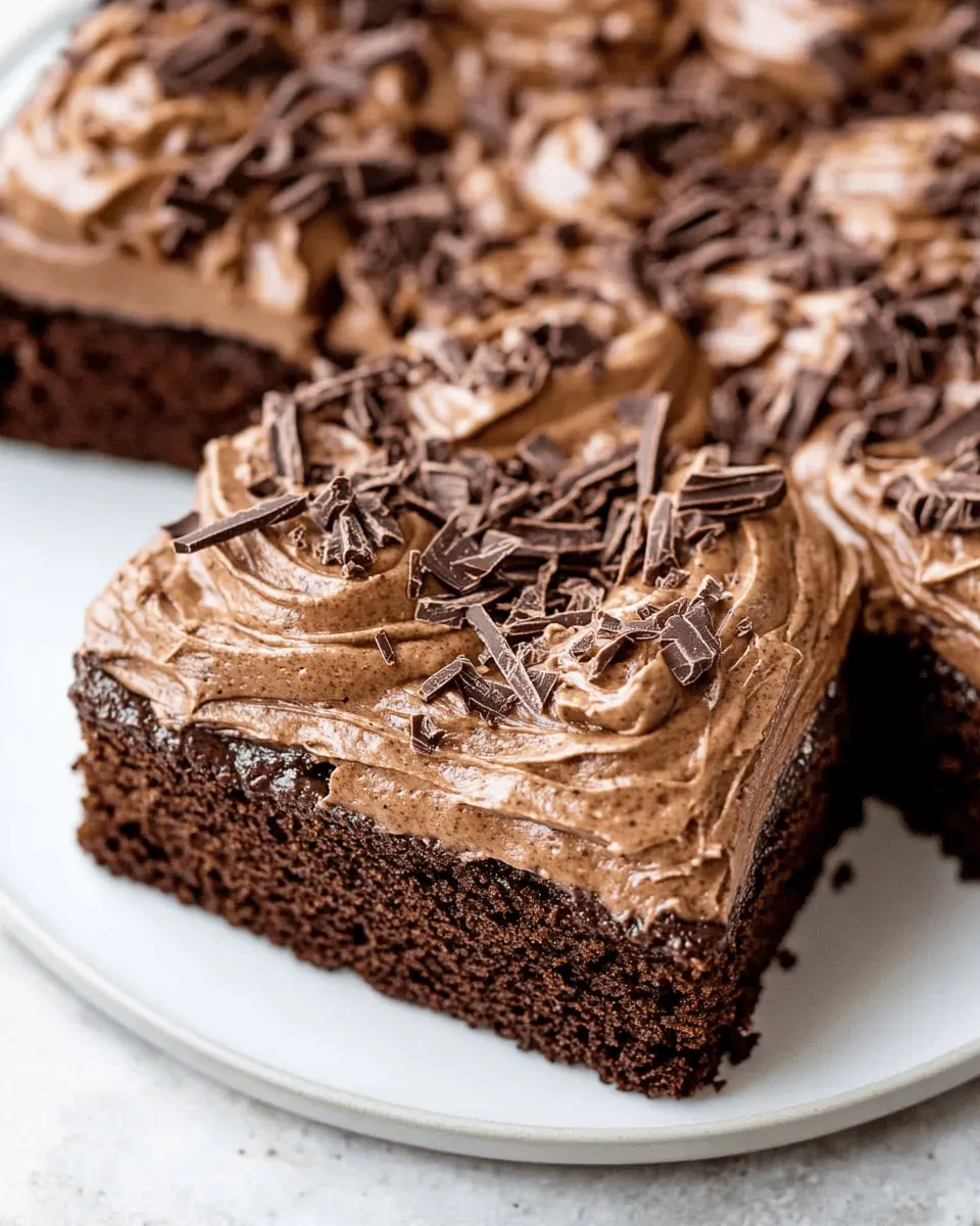 Chocolate Zucchini Cake with Chocolate Cream Cheese Icing First Image First Image