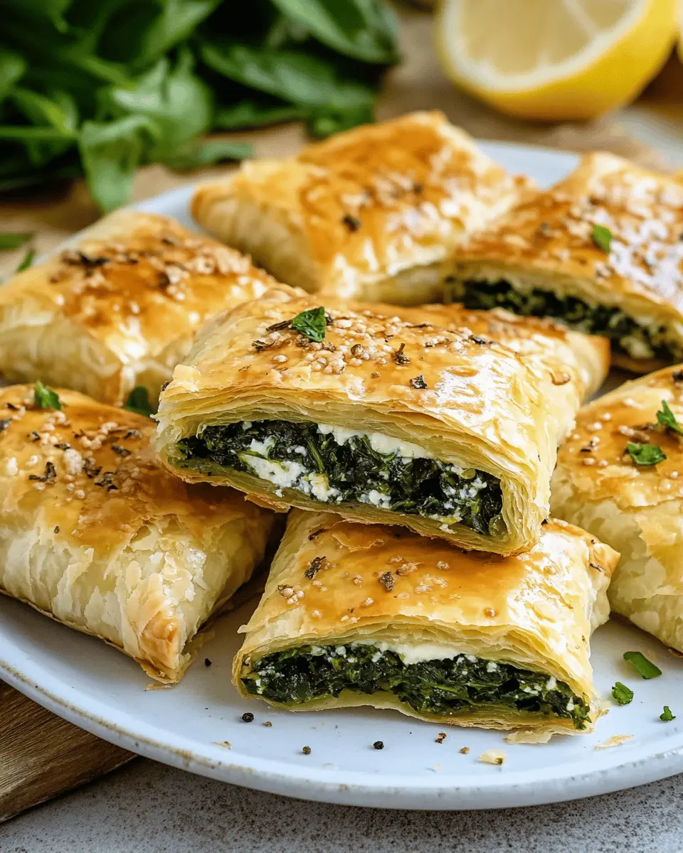 Turkish Spinach and Cheese Borek First Image First Image
