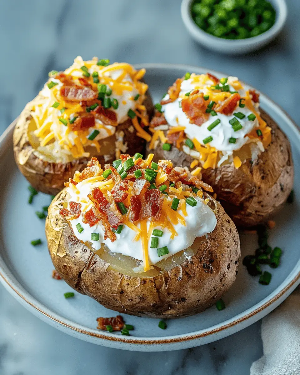 Air Fryer Baked Potato {Fully Loaded!} First Image First Image