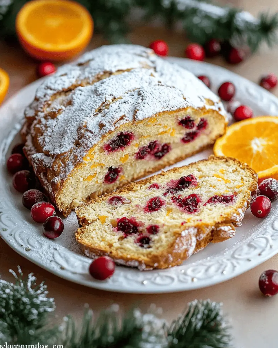 Cranberry Orange Quark Stollen First Image First Image