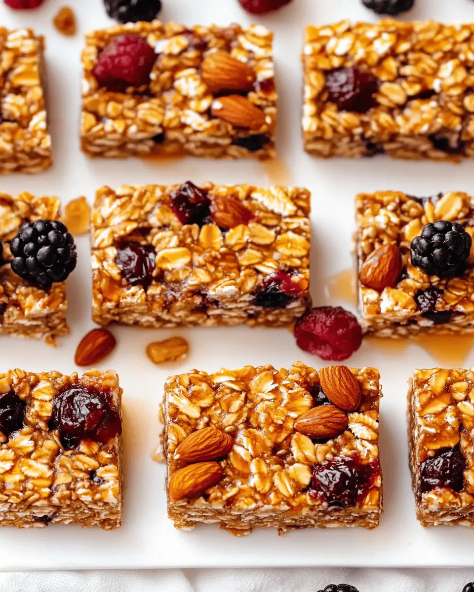 Crunchy muesli bars (granola bars) First Image First Image