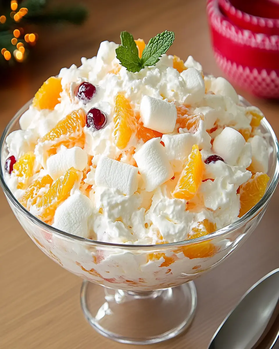 Holiday Ambrosia Salad First Image First Image
