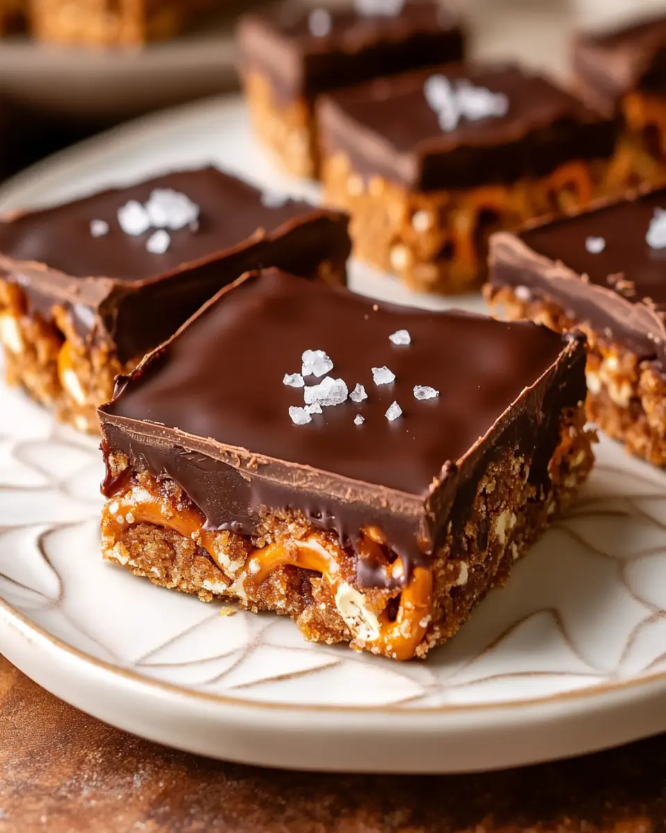 Lunch Lady Pretzel Bars First Image First Image