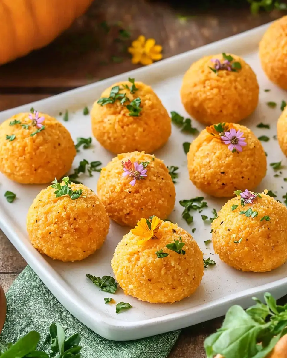 Mini Pumpkin Cheese Balls First Image First Image
