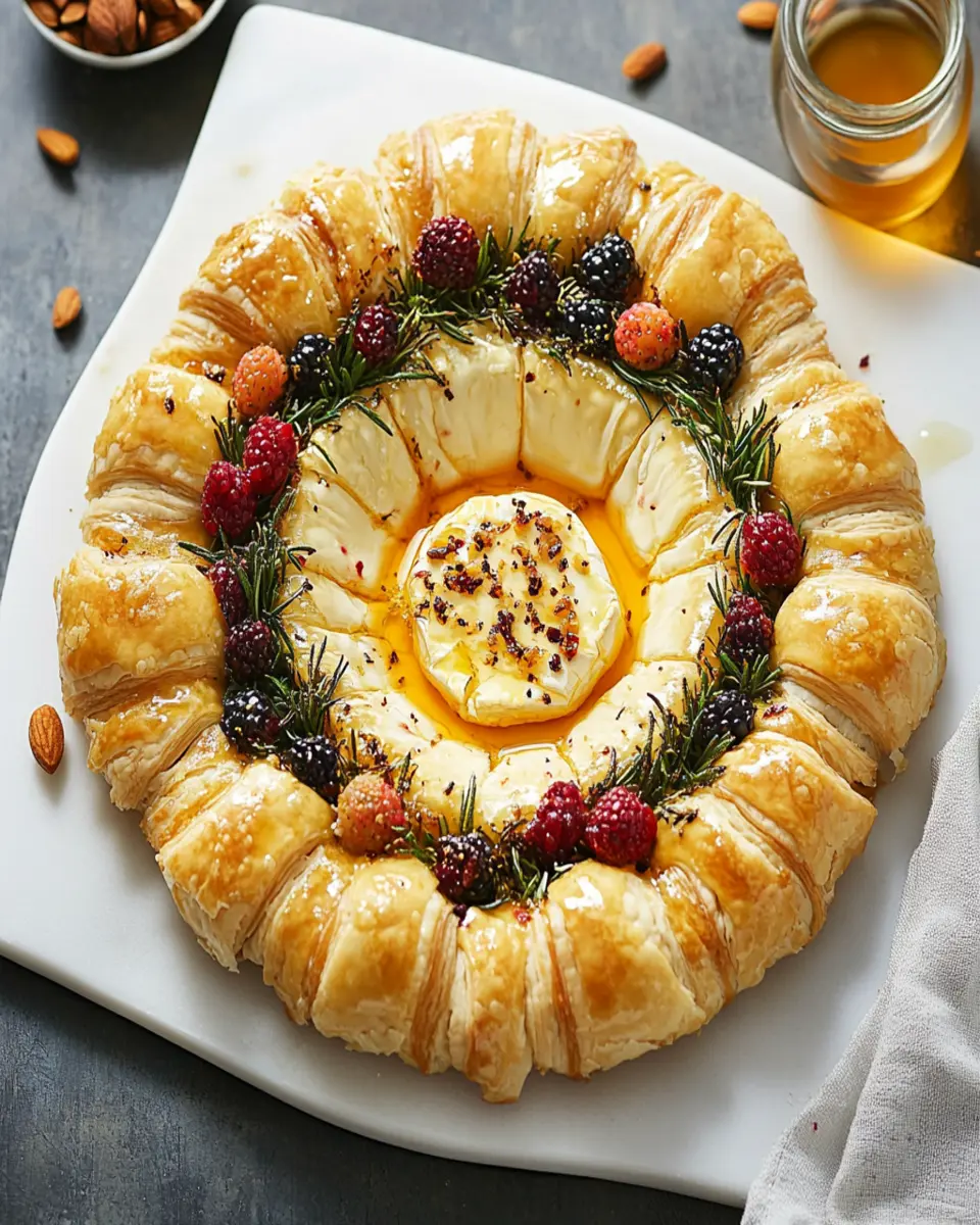 Baked Brie Wreath First Image First Image