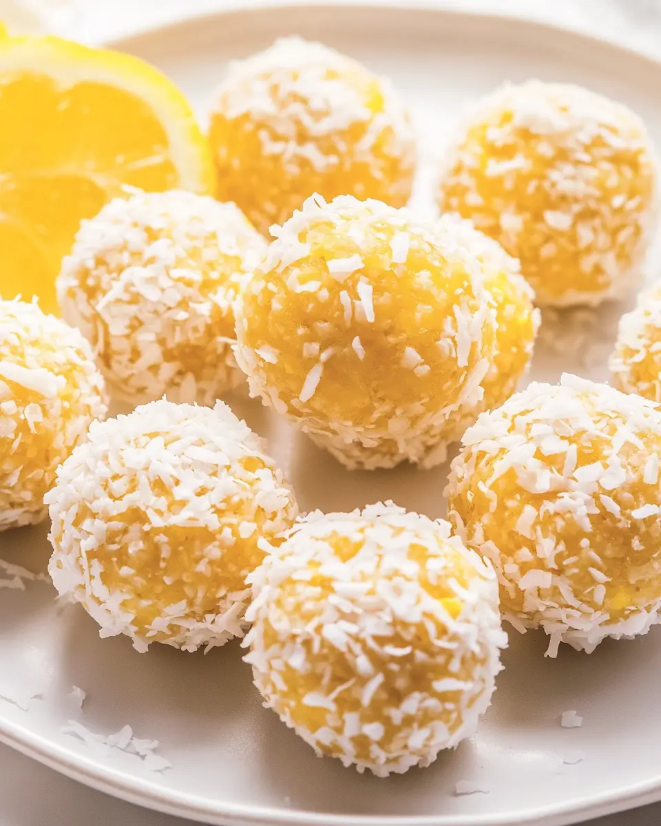 Lemony Coconut Energy Balls First Image First Image