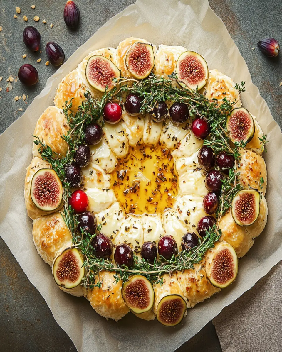 Baked Brie Wreath First Image First Image