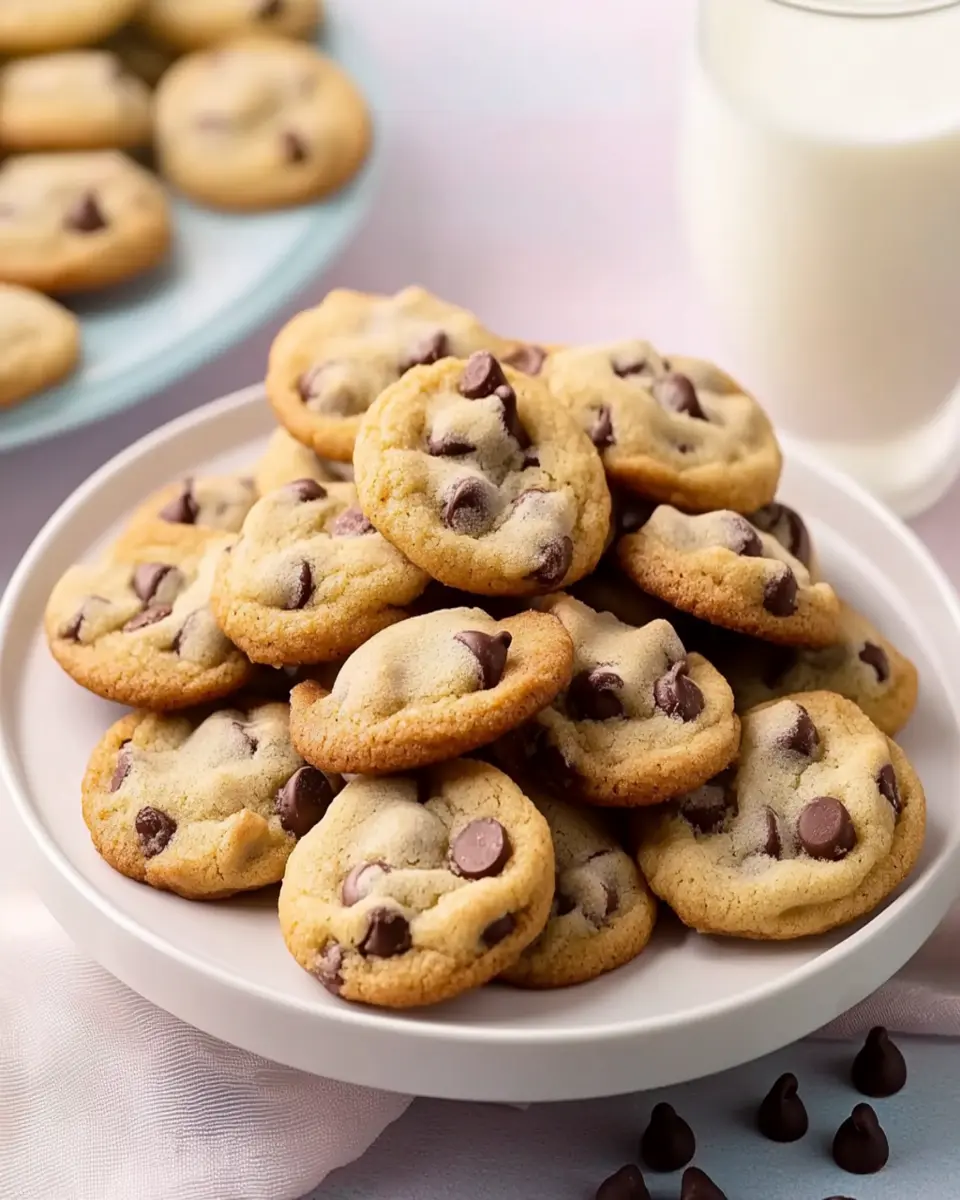 Mini Chocolate Chip Cookies First Image First Image
